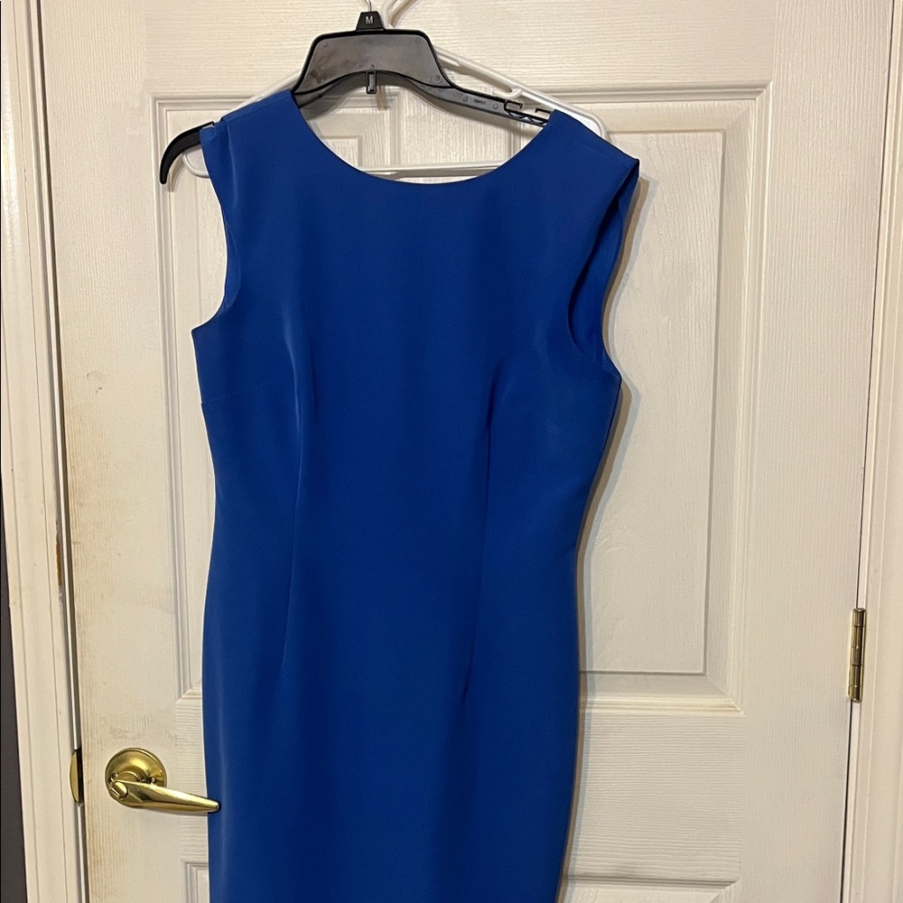 ANTONIO MELANI Royal Blue Midi Dress